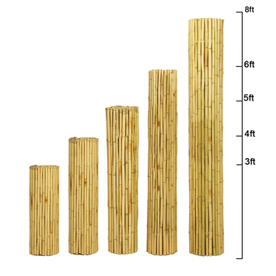 Cercado de bambú de With Frame Carbonized de la cerca de bambú decorativa del cuarto de niños los 2x1.8m