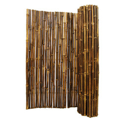 Cercado de bambú de With Frame Carbonized de la cerca de bambú decorativa del cuarto de niños los 2x1.8m