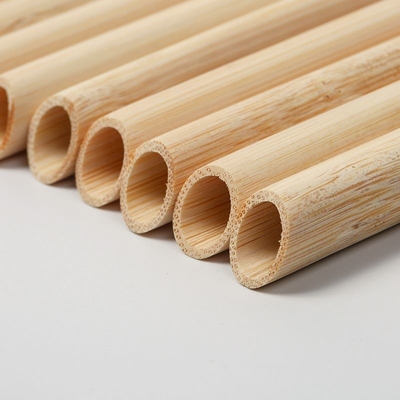 Fibra orgánica de bambú natural Straw With Cleaner de la materia prima el 19cm