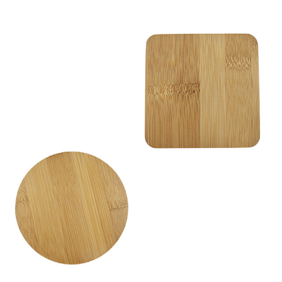 planta de bambú Tray Anti Scratch Table Mat de los 9cm dentro para los potes suculentos de la planta