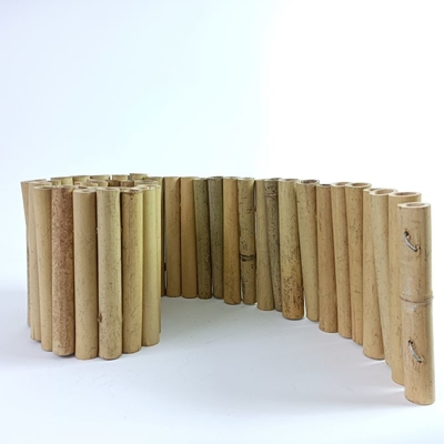 los 20x100cm Cane Bamboo Edging Border Fence para el pequeño balcón del jardín decorativo
