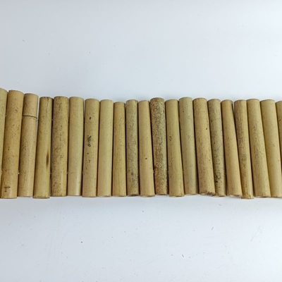 los 20x100cm Cane Bamboo Edging Border Fence para el pequeño balcón del jardín decorativo