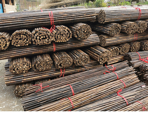 Madera de bambú Reed Fence Painted Panels Rolled del jardín natural el 10*100cm