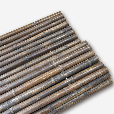 Cerca de bambú pintada material de bambú natural Privacy Garden Border de Panels Rolled Bamboo de la cerca