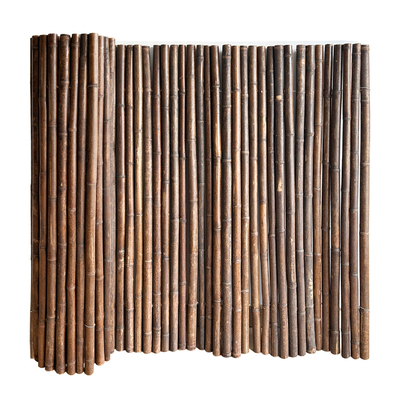 Cerca de bambú pintada material de bambú natural Privacy Garden Border de Panels Rolled Bamboo de la cerca