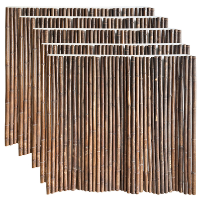 Cerca de bambú pintada material de bambú natural Privacy Garden Border de Panels Rolled Bamboo de la cerca