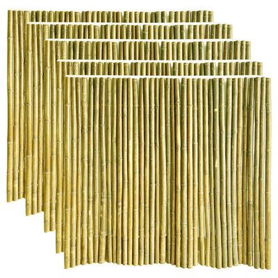 Cercado de bambú decorativo reutilizable modificado para requisitos particulares de la decoración de la granja del patio trasero de la cerca