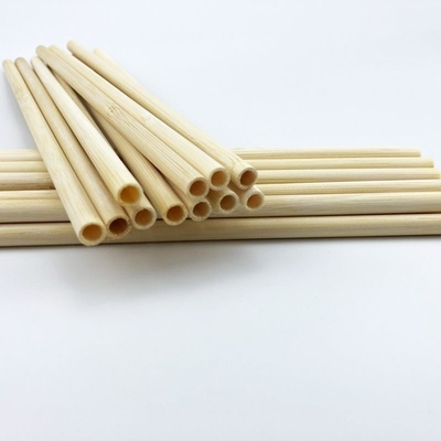 Paja de bambú natural amistosa de Eco para la bebida el 10cm el 12cm del té del café del partido