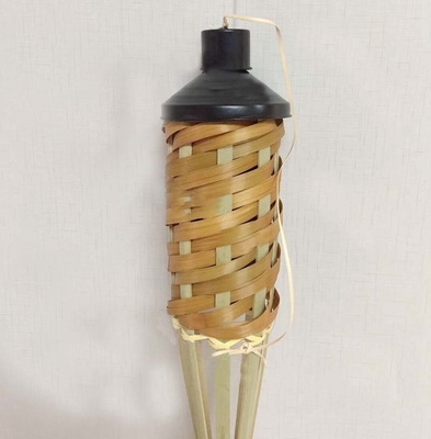 partido de bambú de Tiki Torches For Garden Lighting Luau de la antorcha hecha a mano de bambú natural del 180cm