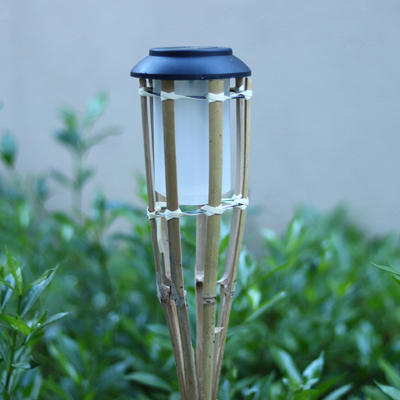 partido de bambú de Tiki Torches For Garden Lighting Luau de la antorcha hecha a mano de bambú natural del 180cm