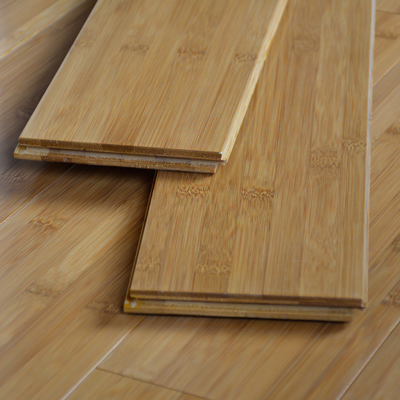suelo de madera natural del suelo de bambú sólido superficial liso de 15m m