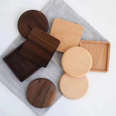 tabla anti Mat For Succulent Plant Pots del rasguño del platillo de bambú de la planta de los 9cm