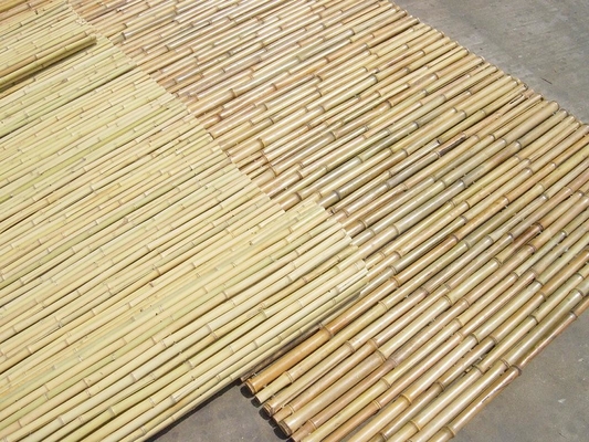Rejilla de bambú ajustable para jardín Naturaleza de madera de madera de madera de bambú