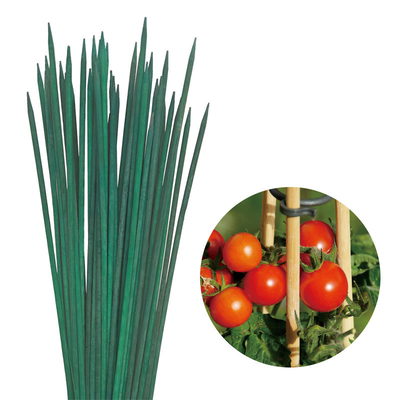 Bastos de flores de bambú de la naturaleza para el jardín Colorante Bastos de bambú soporte de flores