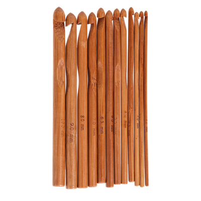 Conjunto de agujas de punto de material de bambú carbonizado para principiantes
