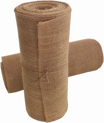 Tejido de yute natural ecológico para jardín, artesanía, tapicería, decoración del hogar, embalaje de regalos