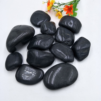 Guijarro Pulido Piedra Guijarro Negro Guijarros de Río Pulidos para Jardinería