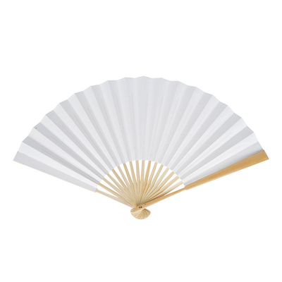 Ventiladores plegables estilo chino Ventiladores portátiles de bambú para la fiesta de baile de bodas