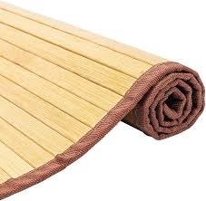Alfombra de bambú premium 100% natural, ecológica y sostenible