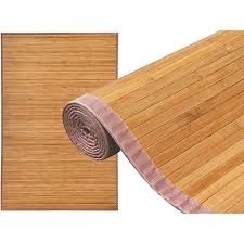Alfombra de bambú premium 100% natural, ecológica y sostenible